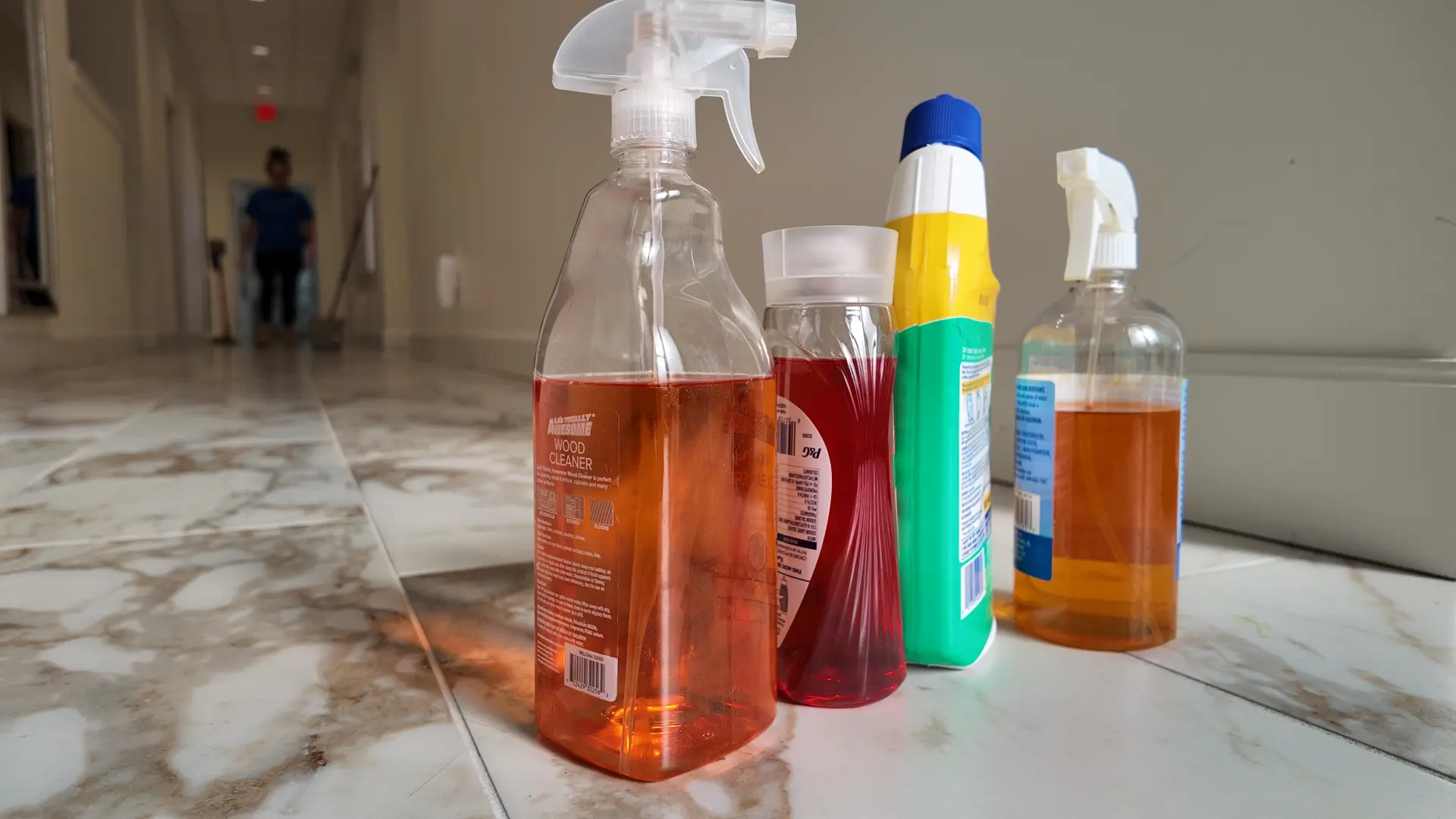 Professional cleaning supplies and consistency